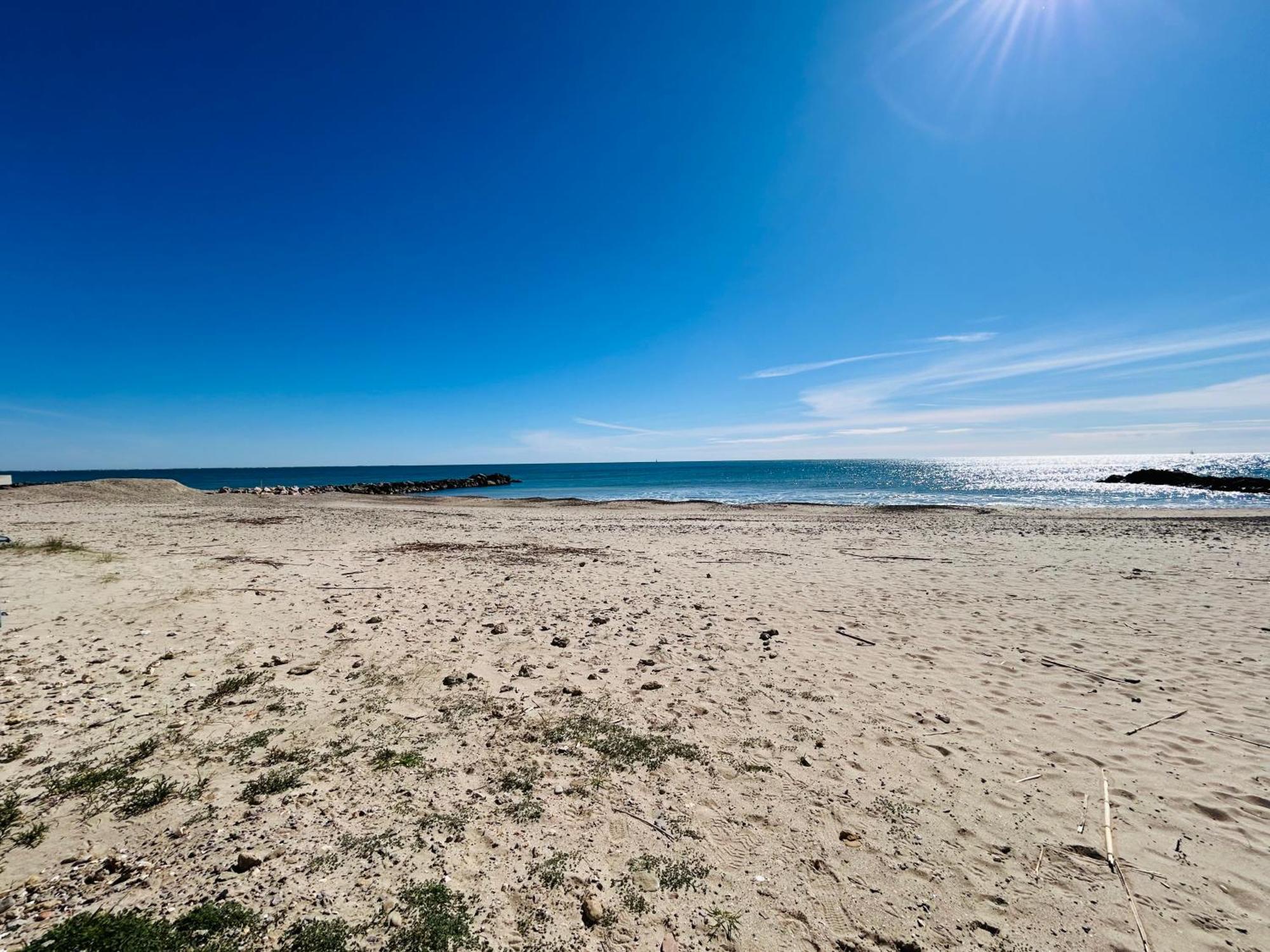 Estudio 1Ere Ligne Vue Mer ,Place De Parking Privee Acces A La Plage De La Residence 3Eme Etage Палава-ле-Фло Екстериор снимка