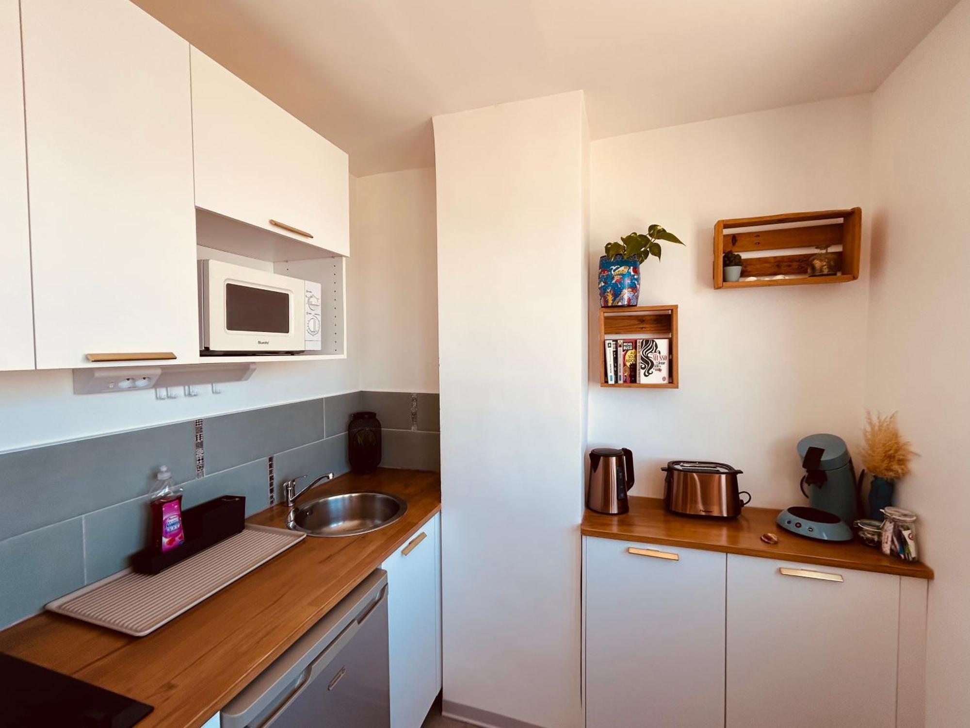 Estudio 1Ere Ligne Vue Mer ,Place De Parking Privee Acces A La Plage De La Residence 3Eme Etage Палава-ле-Фло Екстериор снимка