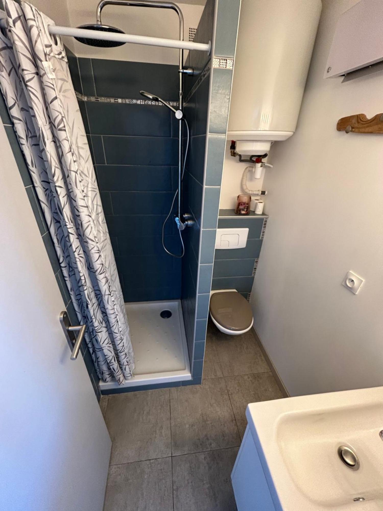 Estudio 1Ere Ligne Vue Mer ,Place De Parking Privee Acces A La Plage De La Residence 3Eme Etage Палава-ле-Фло Екстериор снимка